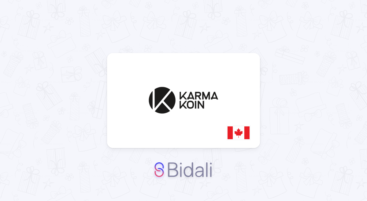 Buy Karma Koin CA giftcards / vouchers with Ethereum, Solana, Avalanche,  Polygon, Algorand, Osmosis, USD Coin (ERC20), USD Coin (SPL - Solana  Network), USD Coin (Stellar Network), Binance-Peg USD Coin (BEP20), USD
