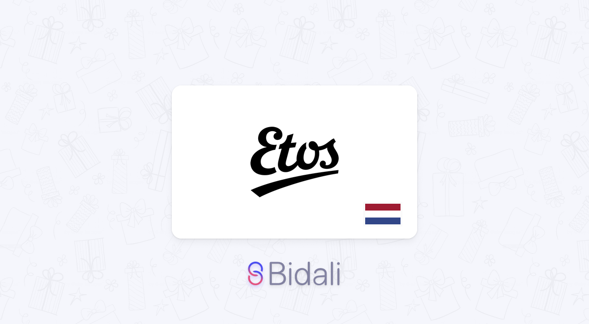 Compra giftcards / vouchers de Etos Cadeaukaart NL usando Ethereum, Solana,  Avalanche, Polygon, Algorand, Cosmos, Osmosis, USD Coin (ERC20), USD Coin  (SPL - Solana Network), USD Coin (Stellar Network), Binance-Peg USD Coin (