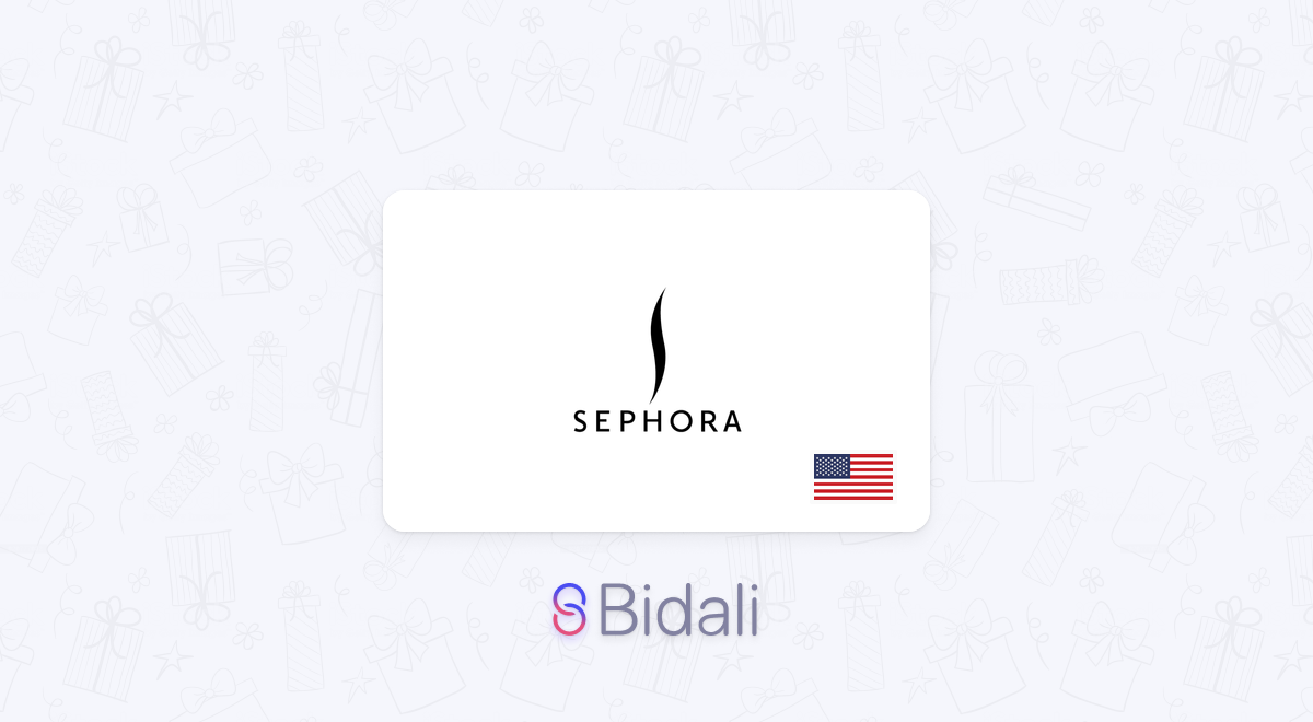 Sephora 50 USD Gift Card UNITED STATES OF AMERICA  Uquid shopping cart:  Online shopping with crypto currencies